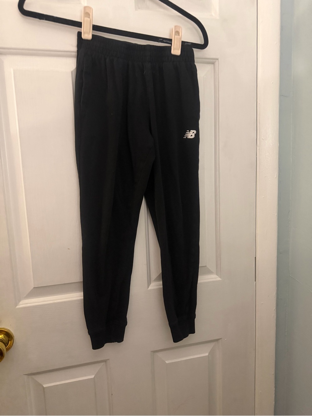 New Balance Boys Size 12 Black Fleece Jogger Sweatpants